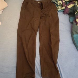 Dark brown khakis for sale